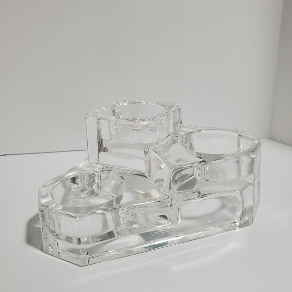 New Partylite P7965 Mini Crystal Castle 3 tier tealight candle holder - Picture 2 of 10